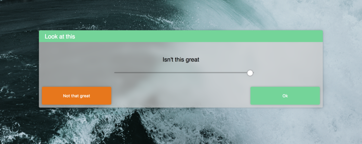 Modal in CSS with a blurred background effect